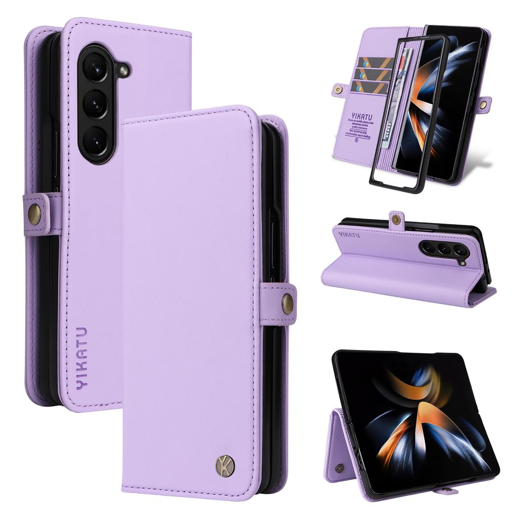 Magnetyczne etui z klapką na portfel dla Samsung Galaxy Z Fold 7 6 | Ultralekkie etui premium klasy luksusowej dla Samsung Galaxy Z Fold 5 4 3
