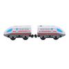 2pcs High Speed Locomotive Toys Battery Operated Automatic Train Toy Set for Boys Girls