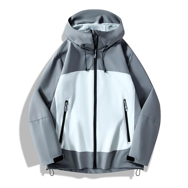 Jachetă Unisex Moale Impermeabilă Jachetă Ușoară Rezistentă la Vânt pentru Drumeții Pelerină de Ploaie Respirabilă pentru Sporturi în Aer Liber Alergare Camping