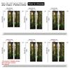 2Pcs Forest Scenery Printed Window Curtains Rod Pocket Decorative Window Drapes Window Treatments For Bedroom Living Room Home