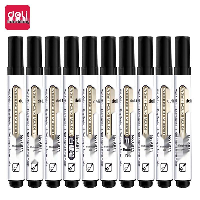Deli 6811 Erasable Whiteboard Marker Pen Set