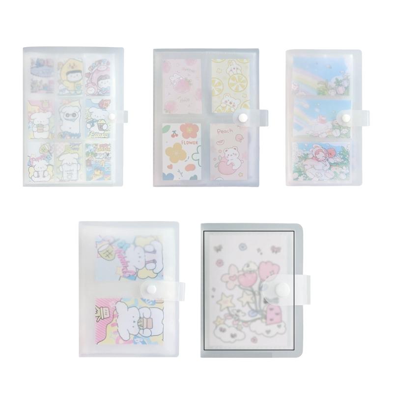 Portable Memorabilia Organizers Photo Card Train Ticket Card Collection Book Photocard Holder Small Photo Album