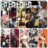 Anime S-Spy Family Anya Soft Cover for iPhone 16 17 Air 15 14 Pro Max 16E Phone Case 13 Mini 12 11 7 SE 8 Print Pattern Fit Case