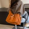 Korean Version of Light and Large-capacity Bag Women's 2025 Summer New Fashion Nylon Tote Bag Casual Shoulder Messenger Bag