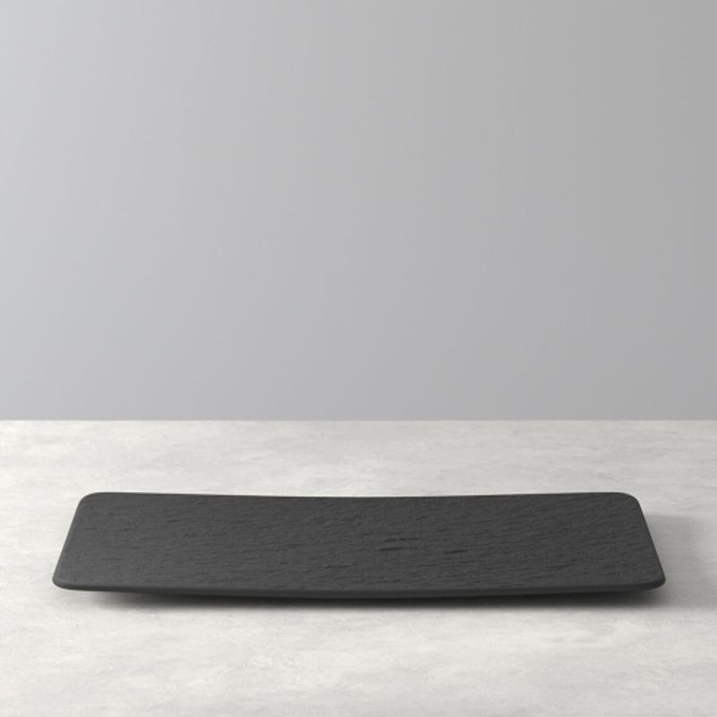 Villeroy & Boch Manufacture Lock Serving Plate (Black) 28 x 17cm