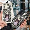 Phone Case: 2D Flat Samsung Galaxy A34 A35 M05 M06 S20 S22 S21 FE Plus 5G Protective Case, Purple-Haired Little Girl, Christmas and Halloween Gift