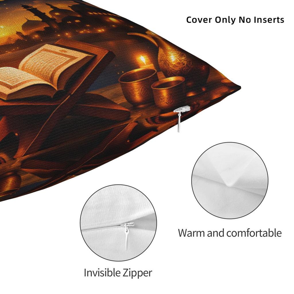 Ramadan Lantern Pillow Case Funny Pillow Cover Print Pillowcases For Living Room Sofa