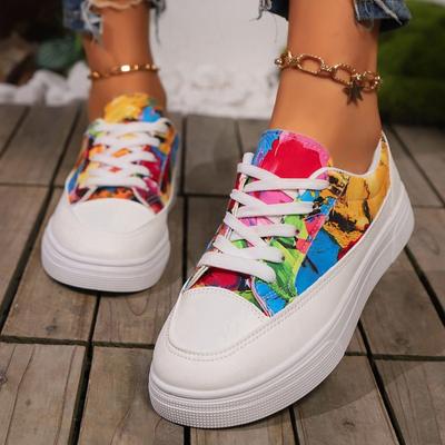 Fashion Spring and Autumn Sports Shoes Round Toe Comfortable Casual Cloth Shallow Soled Vulcanized Shoes Popular Designer Women's Shoes