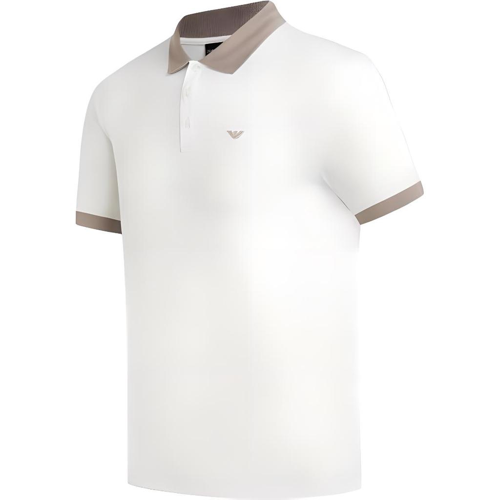 Emporio Armani Logo Embroidered Short Sleeved Polo Shirt 3D1FM1-1JTKZ-0101