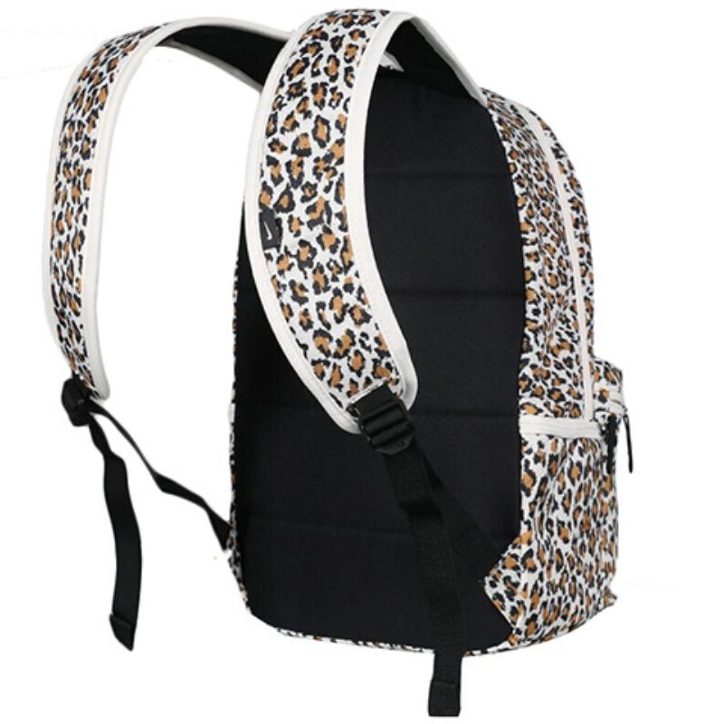 Nike Polyester Backpack Unisex Leopard Print Casual