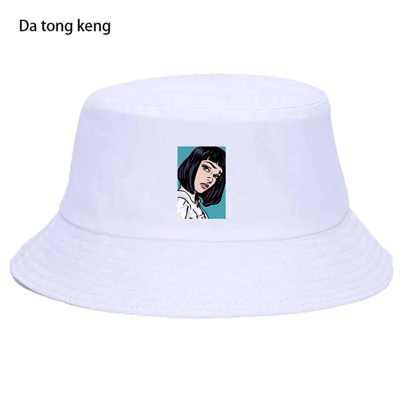 Anime HipHop MICHELANGELO Bucket Hat Women Unisex Summer Fishing Fisherman Cap Foldable Unisex Sun Caps Sunscreen Panama Beach Hats
