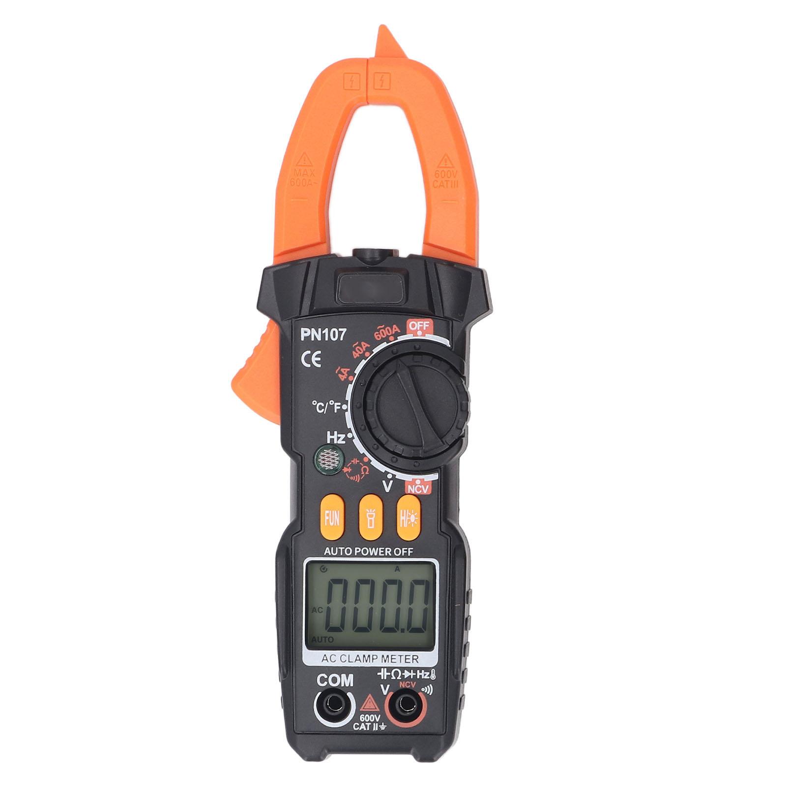 

Цифрові кліщі 600A 600V 4000 Counts NCV резистор конденсатор діод ампер тестер напруги