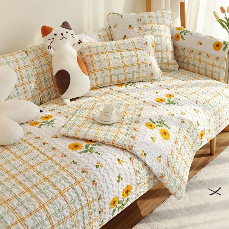 Sofa Cushion Four Seasons Universal Non-Slip Fashion Simple Nordic Sofa Cover Backrest Cushion Cover Towel