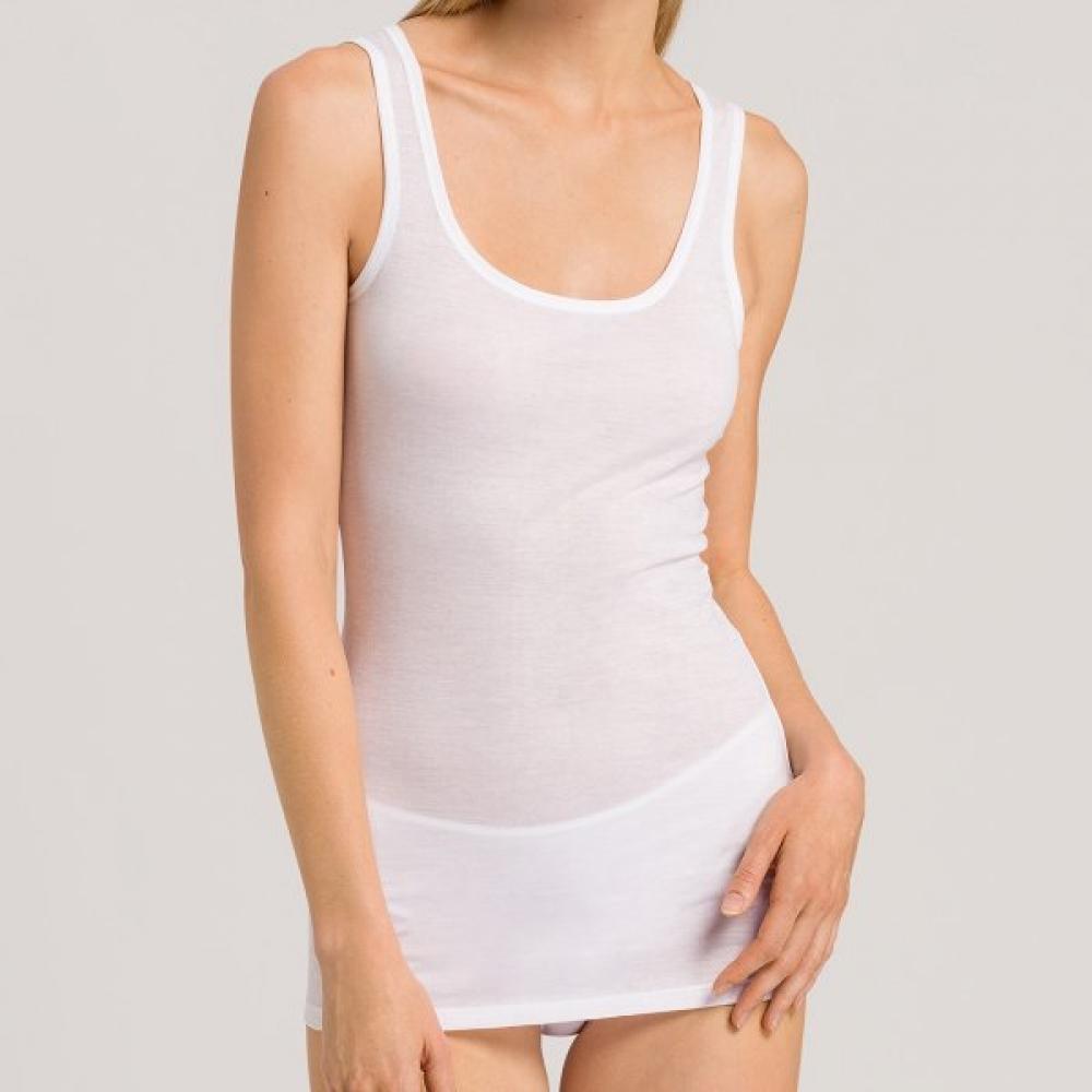 Hanro Ultralight Tank Top  White 71344  Supima M