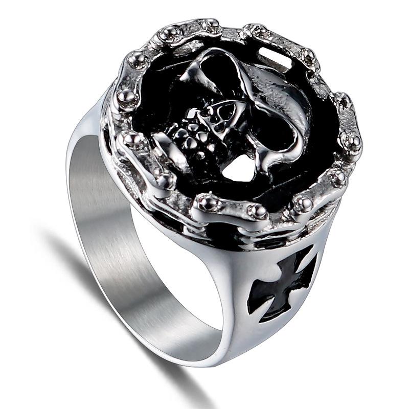 

2026 European and American Fashion Domineering Chain Ring, Personalized Men s Ring 8