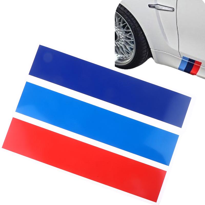 1/3/5 Set Decorazione Auto Personalizzata Striscia M Colore Griglia Adesivo Per Serie 1 3 5 X1 X3 X5 Accessori Auto Trim