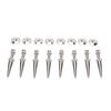 8 Pcs Speaker Spike Stands Pure Copper Shockproof Speaker Isolation Spikes for Subwoofer Amplifier Turntable Recorder