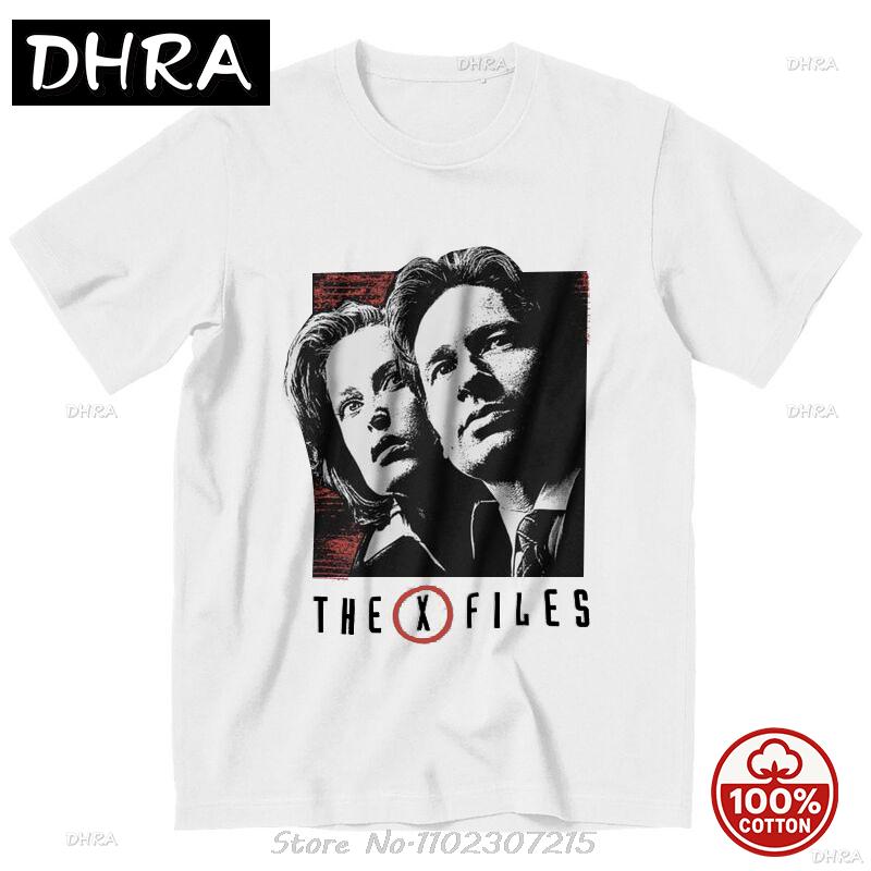 Maglietta Vintage The X Files Unisex Divertente Grafica Oversize Manica Corta Cotone T-shirt Film Regalo Tee Top Streetwear Moda Estate