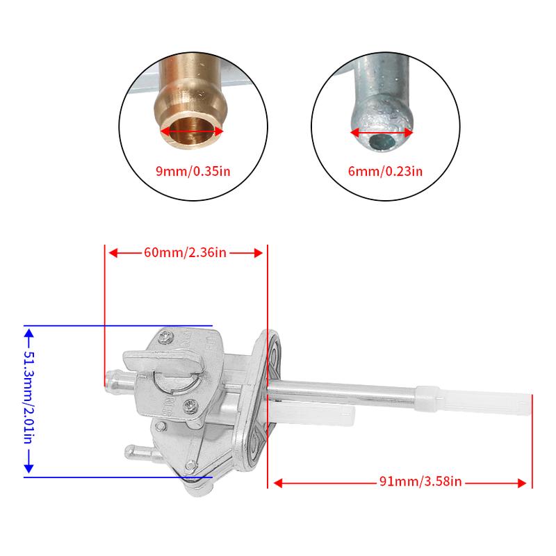 Motorcycle Fuel Tank Switch Valve Petcock Tap Parts 44300-29F21 For Suzuki DRZ400 DR-Z400S DR-Z400SM 2005-2018