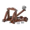Military Series MOC Bricks Middle Ages WW2 Artillery Catapult Siege Compatible With Figures Adult Building Blocks Kids Toys Gift