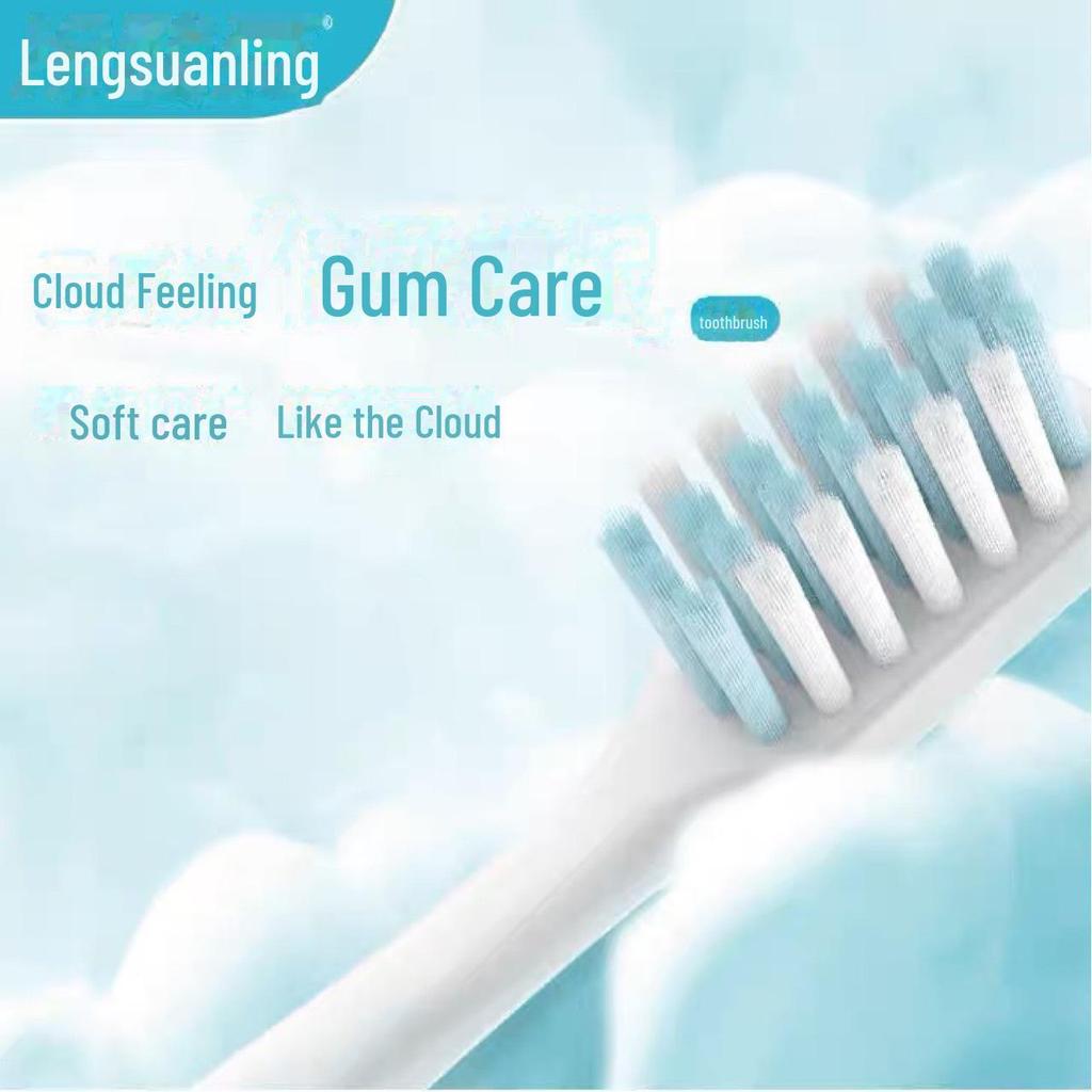 Weiche Borsten Erwachsenen-Zahnbürste mit doppeltem Zahnfleischschutz für empfindliche Zähne - Familienpackung