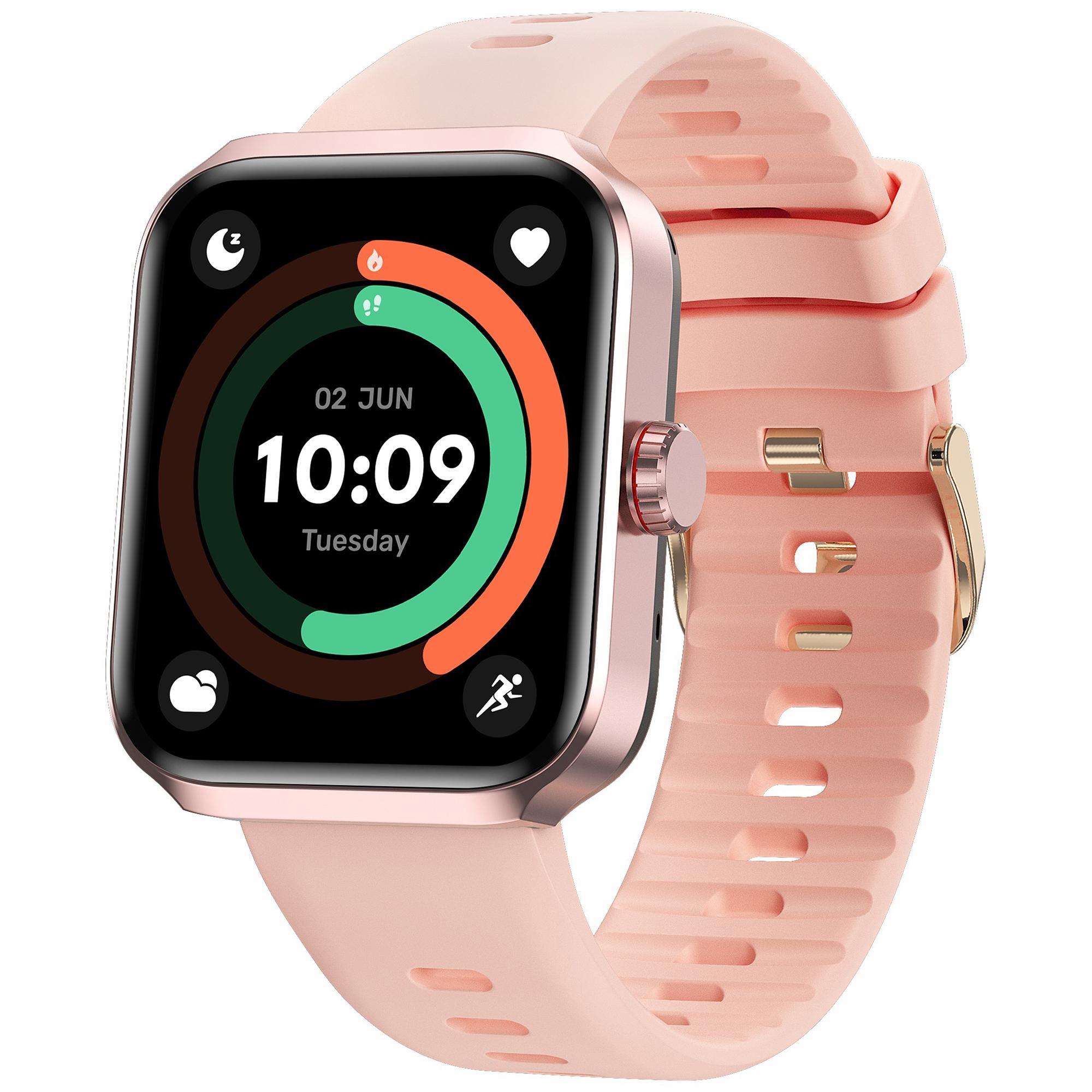 

NX22 AMOLED Square Touch Screen Smart Watch GPS Health Monitoring Sport Watch Pink