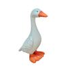 Goose Statue 6"/12" Realistic White Goose Sculpture Resin Decorative Figurine for Outdoor Porch Garden Lawn Yard Home Desk Decor