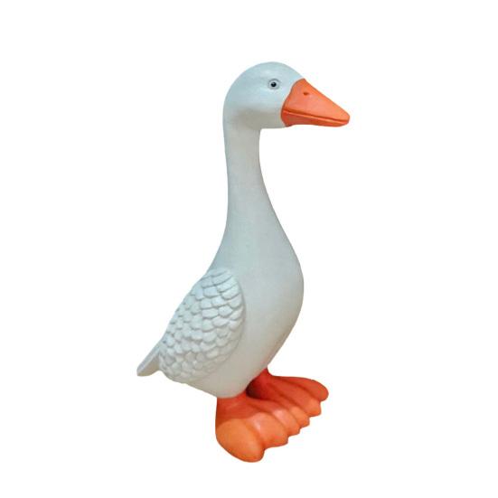

Goose Statue 6 /12 Realistic White Goose Sculpture Resin Decorative Figurine for Outdoor Porch Garden Lawn Yard Home Desk Decor 16cm