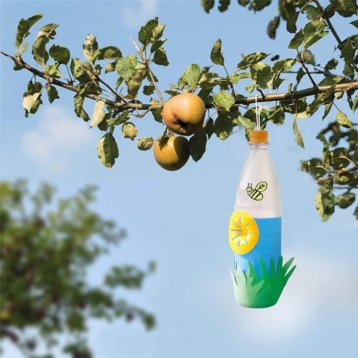 Wasp Traps, 10PCS Flower-Shaped Wasp Trap Bee Catcher Insect Catcher Garden House Mini Flying Wasp Trap