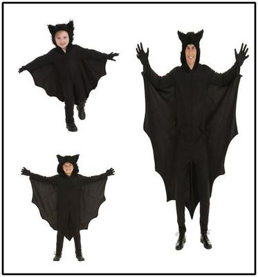 Vampirfledermaus-Halloweenkostüm für Kinder für Eltern-Kind-Cosplay