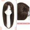 2025 New Style Women Hair Extensions Breathable Invisible Mono Toupee With Clip Synthetic Hair Toppers for Women