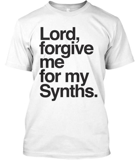 Господи, прости меня за мои синтезаторы. Футболка Футболка Сделано в США Размеры от S до 5XL L