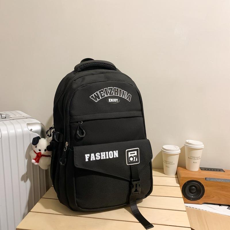 New Schoolbag Retro College Style High School Student Backpack Flow College Student Couple Backpack