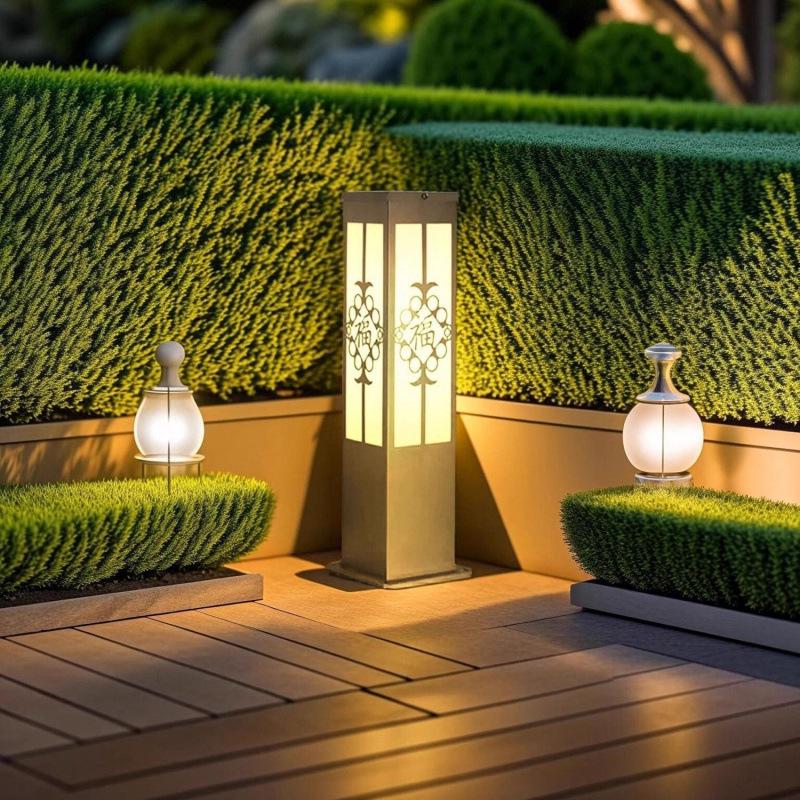 Solar-Powered Waterproof Lawn Light for Outdoor Garden or Villa