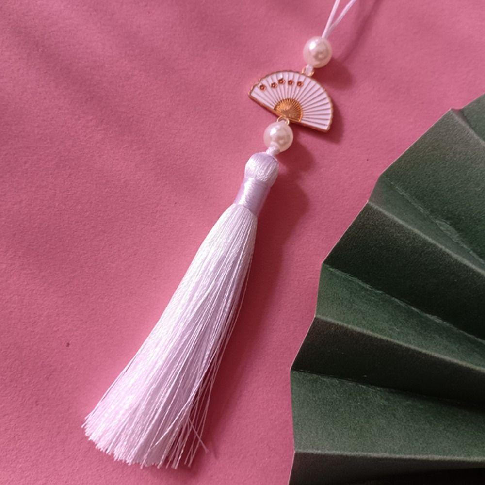 Lucky Bookmark Tassels DIY Crafts Phone Pendant Chain Clothing Pendant Tassel Car Keyring  Earrings