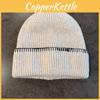 Hat Simple Knitted With Solid Color Design Suitable For Daily Cold Seasons