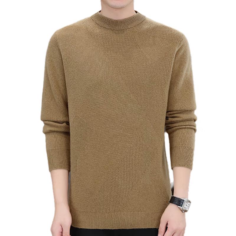 ROMON Men s 100% Pure Wool Half-Turtleneck Pullover Sweater XL