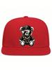 New European And American Men'S And Women'S Temperament Retro Trend Teddy Bear Embroidered Baseball Cap Duckbill Cap