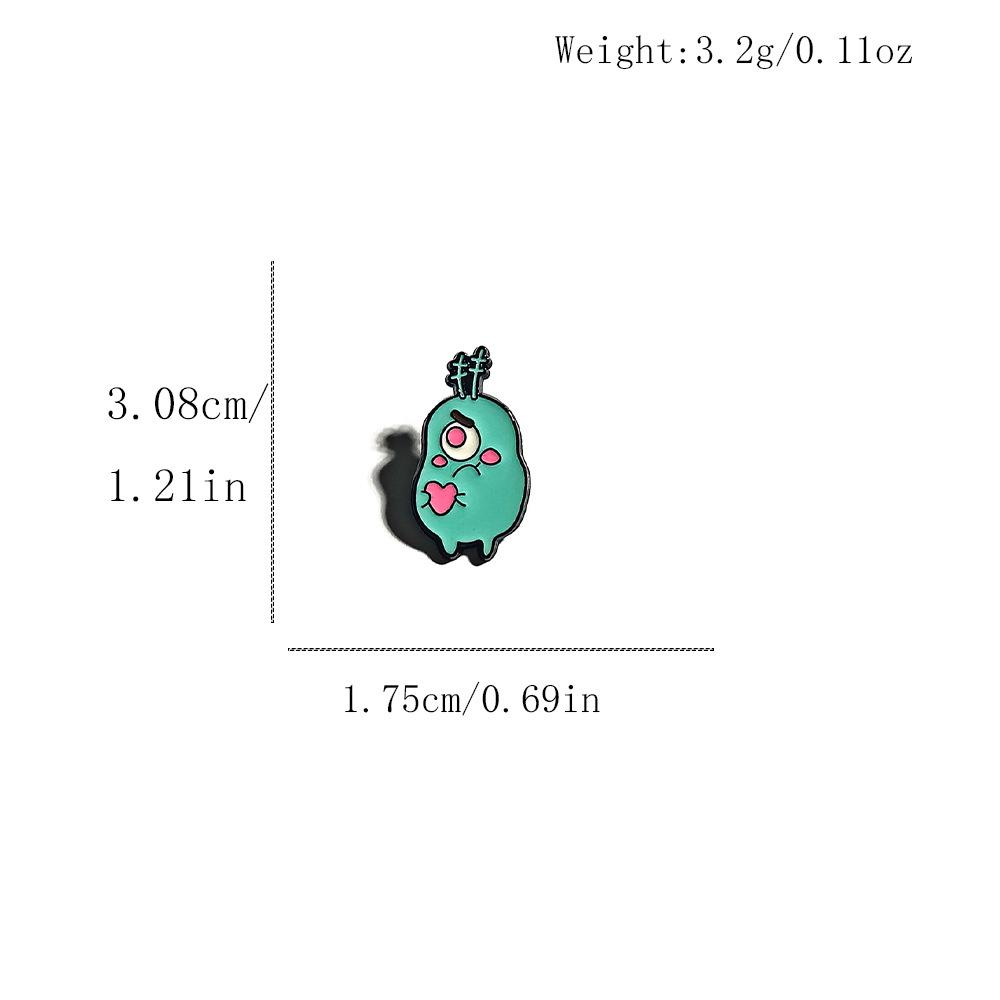 SpongeBob & Friends Cartoon Alloy Brooches - Cute Commuting Accessories