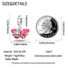 Originalcopper Charms Luxury Blood Night Butterfly Halloweenbeads Fit Bracelet Diy Women Making Delicate Gift