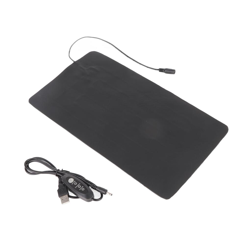 Seedling Heat Mat 3 Gear Temperature Adjustment PU Leather Hydroponic Plant Heating Pad for Indoor Gardening