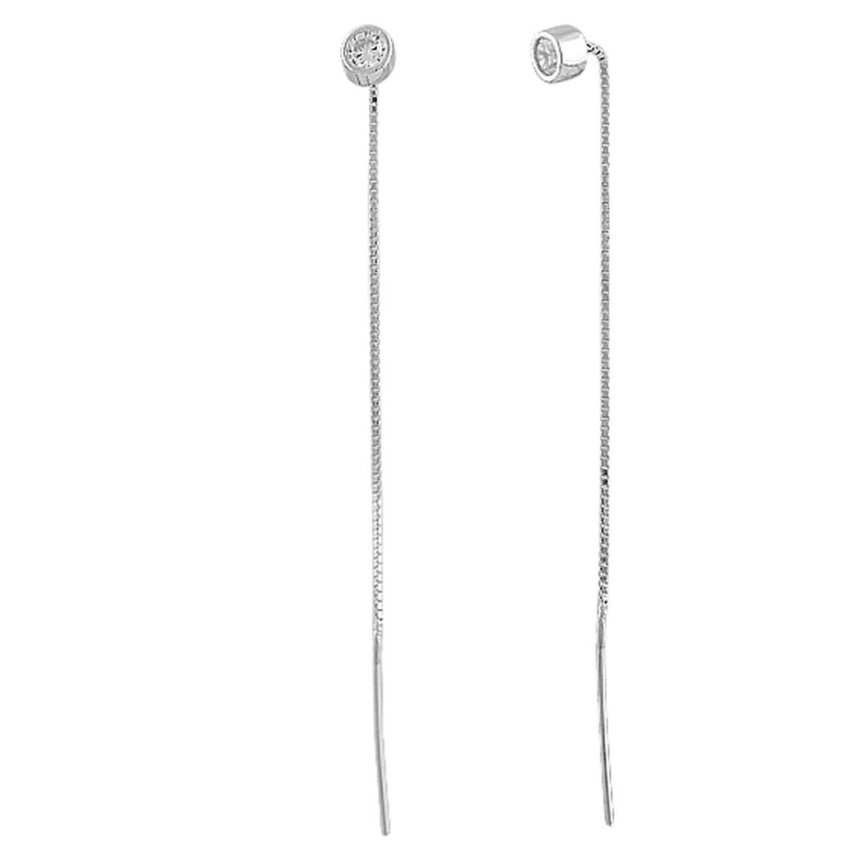 

Серебряные серьги с фианитами (1583920)