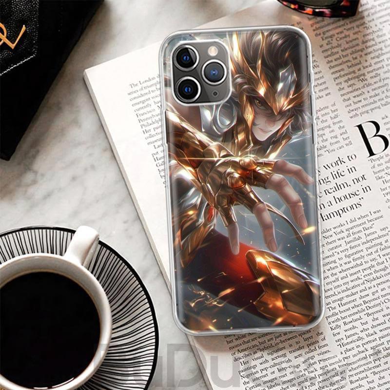 Saint Seiya Cool Cover For iPhone 17 Air 16 16E 15 Pro Max 14 Plus 13 Mini Phone Case 12 11 7 8 SE Customized Print Shell 16 15