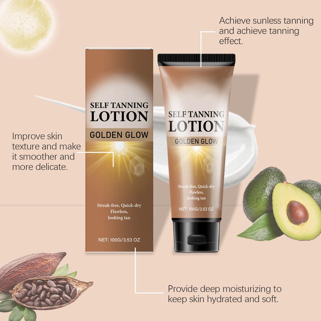 The Sunless Darkening Cream Moisturizes And Soothes The Skin, Improving Skin Texture And Creating A -colored Complexion In Summer.