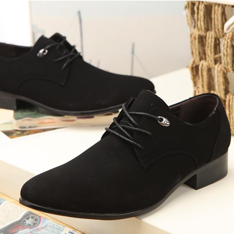 Spring Autumn New High Quality Men's Leather Shoes British Style Formal Business Casual Shoes Matte Versatile Work Men's Shoes