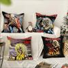 Band I-Irons Horror Maidens  Pillowcases Cushion Covers Living Room Sofas Home Decor Gifts