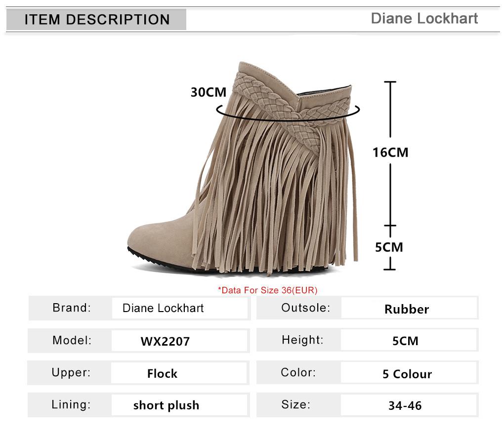 Mote 2025 Mote Høst Vinter Ny Etnisk Kvinne Bohemsk Flock Dusk Skjult Mokasin Ankelstøvletter Støvletter Frynser Kvinne Slip-On Sko