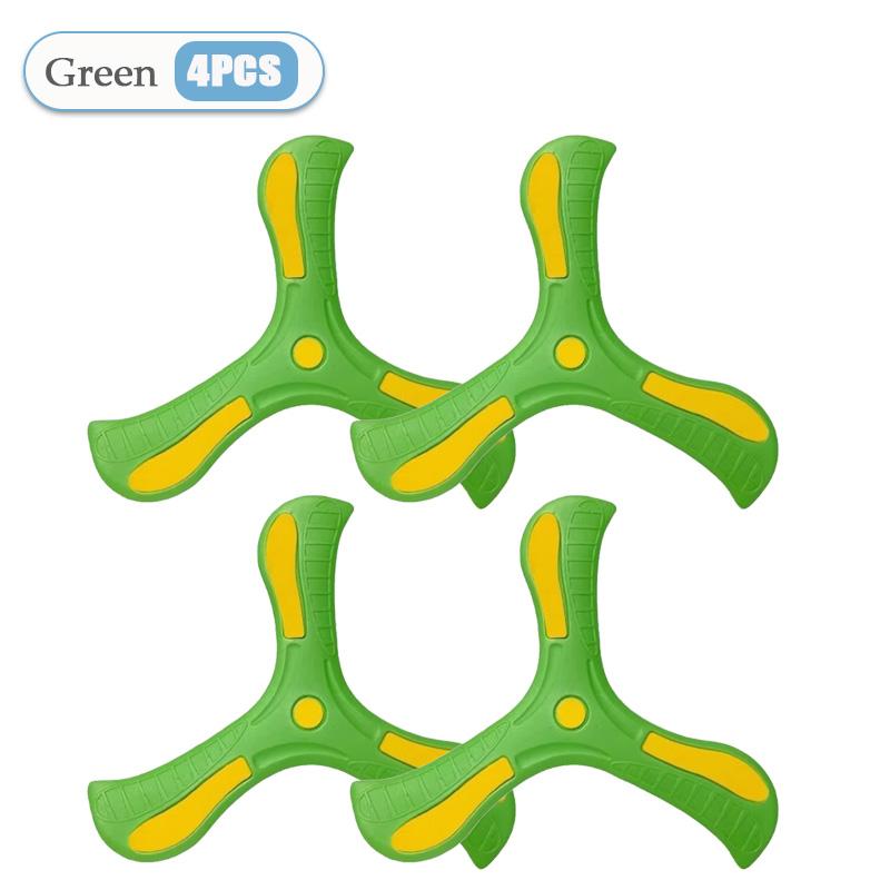 1-32PCS LInteractive Flying Disc Toy for Adults Kids Soft Boomerang Three-Leaf Cross Decompression Puzzle Gift Made Plastic Foam