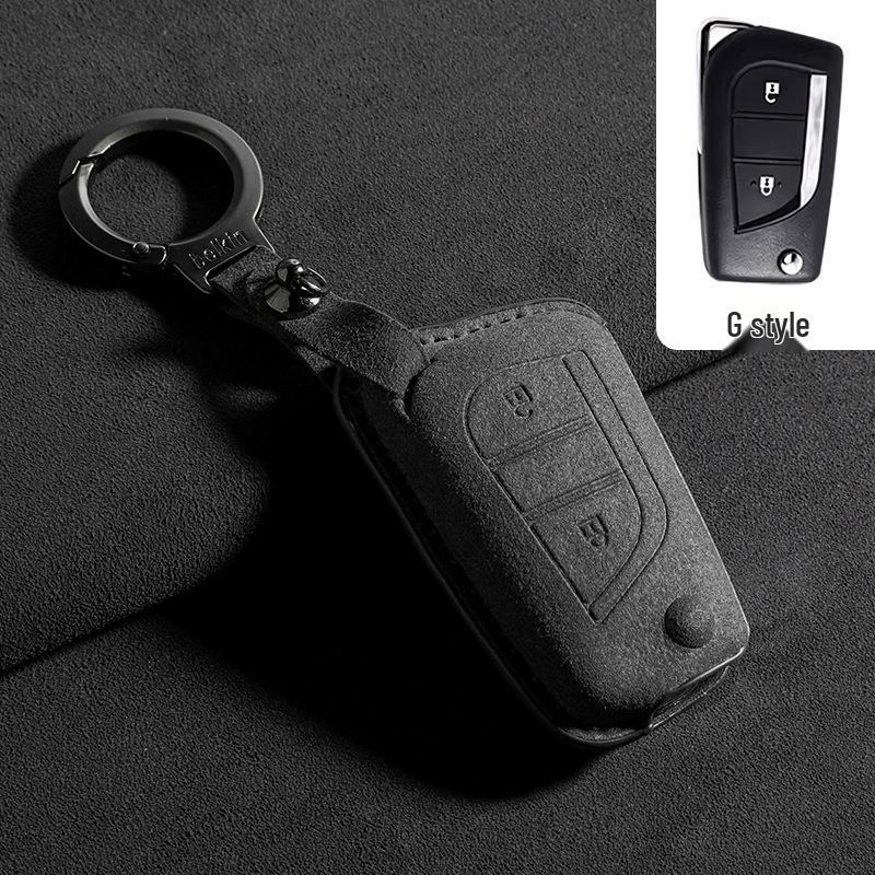 Premium Key Cover for Toyota Corolla, Levin, Rui Fang, CHR, and Highlander Models