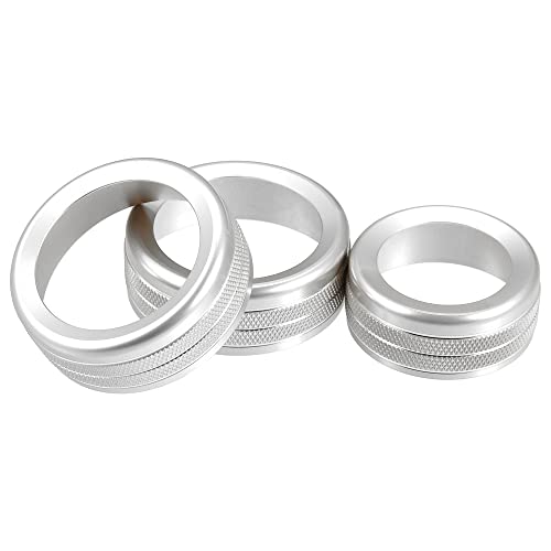 Крышка-кольцо ручки регулировки громкости аудиосистемы и кондиционера консоли автомобиля ABSOPRO подходит для Alfa Compatible with